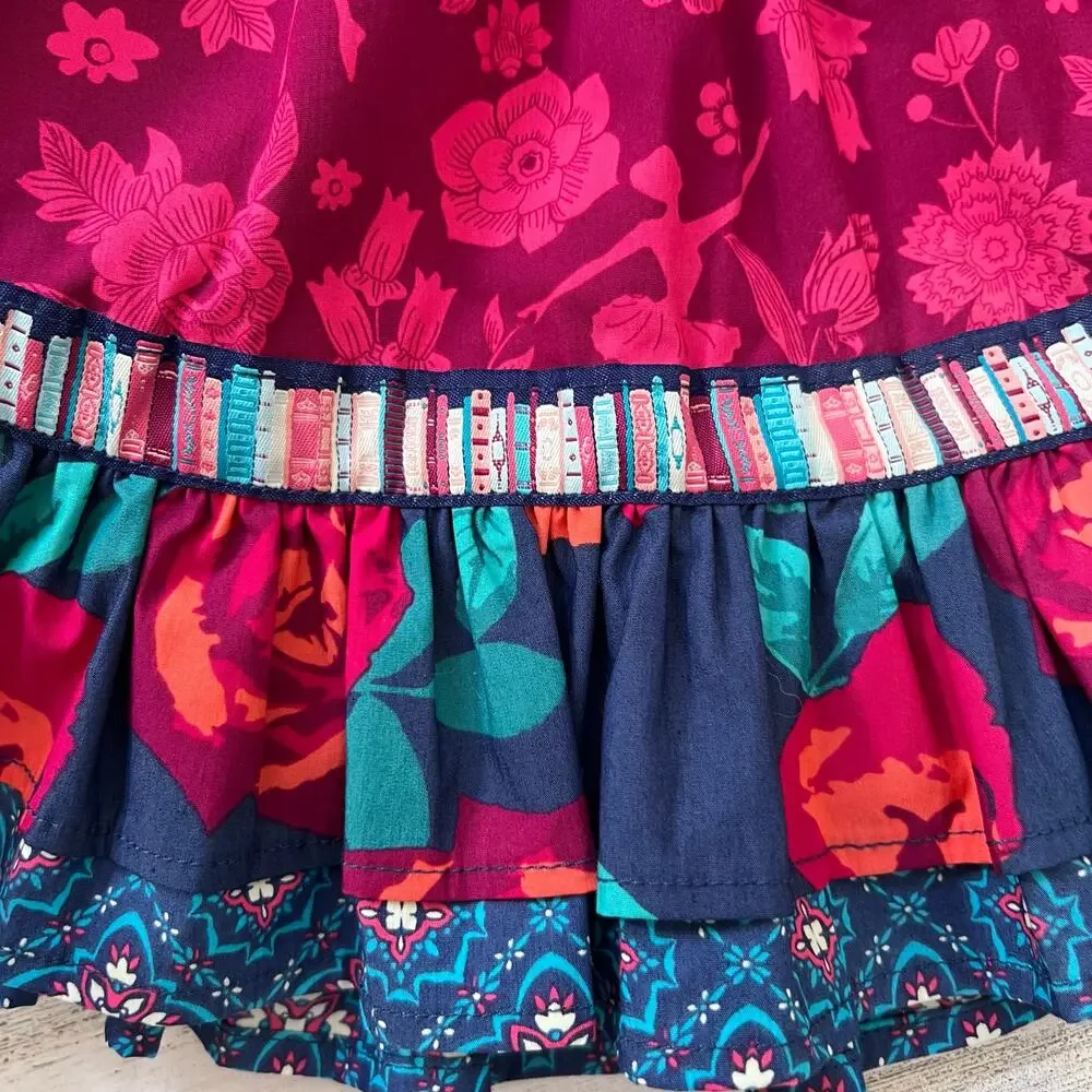 Wildflowers Dancing Dreams Ballet Dress Girls 18M Floral Long Sleeve Twirl New